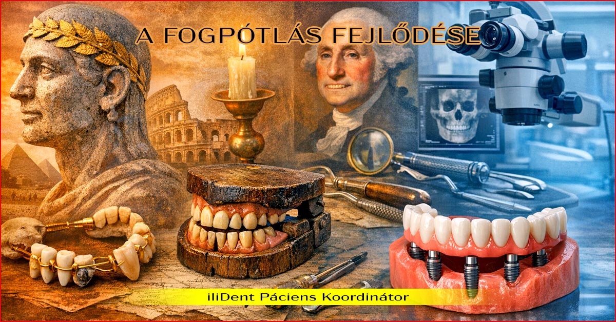 A fogpótlás fejlődése az etruszkoktól a modern All on 4 megoldásig
